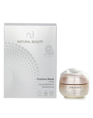 시세이도 시세이도 베네피앙스 링클 스무딩 아이크림 15ml X 내추럴 뷰티 rPGA 딥 하이드레이션 모이스처라이징 쿠션 마스크유통기한: