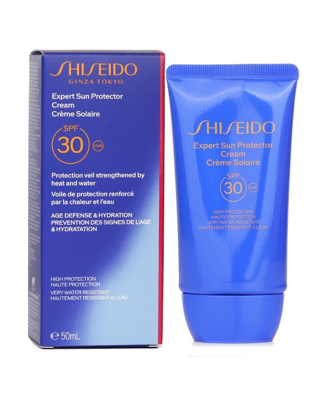 시세이도 프로페셔널 시세이도 시세이도 엑스퍼트 썬 엑스퍼트 선 프로텍터 크림 SF 30 50ml 착용컷