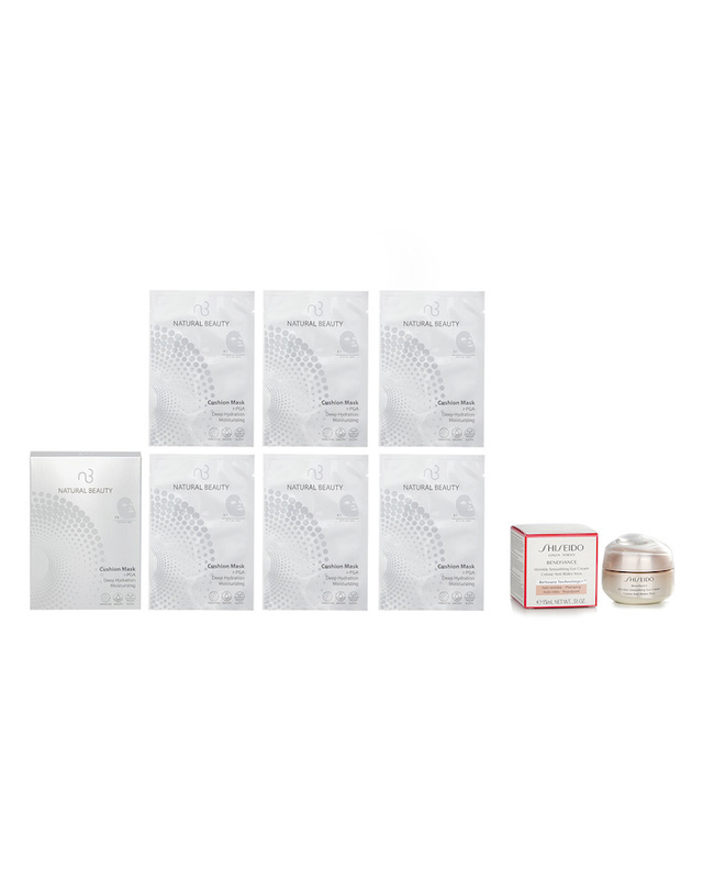 시세이도 프로페셔널 시세이도 시세이도 시세이도 베네피앙스 링클 스무딩 아이크림 15ml X 내추럴 뷰티 rPGA 딥 하이드레이션 모이스처라이징 쿠션 마스크유통기한: 착용컷