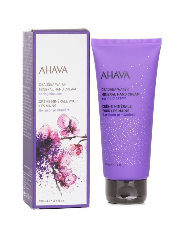 아하바 아하바 데드씨 워터 데드씨 워터 미네랄 핸드 크림 스프링 블라썸 100ml 착용컷