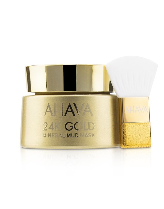 아하바 아하바 24K 골드 미네랄 머드 머스크 50ml 착용컷