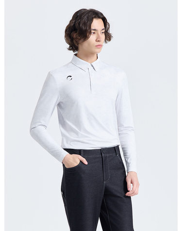 남성 코어플렉스 버튼다운 카라 긴팔 티셔츠 오프화이트