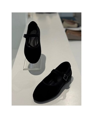 [갤러리아] SAERA 세라 여성 사틴스판 메리제인 플랫 C22P405 흑색 2CM