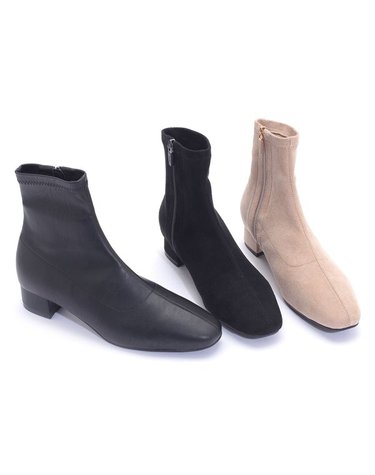[갤러리아] SAERA 세라 여성 삭스 앵클부츠 S22A405 흑색,세무흑색,베이지 3CM