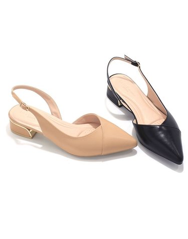 [갤러리아] SAERA 세라 여성 V라인 인사이드오픈 슬링백 샌들 S25G400 2컬러 3CM