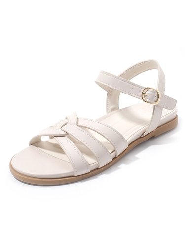 [갤러리아] SAERA 세라 여성 데일리 컴포트 스트랩 샌들 C23S406 아이보리 1CM