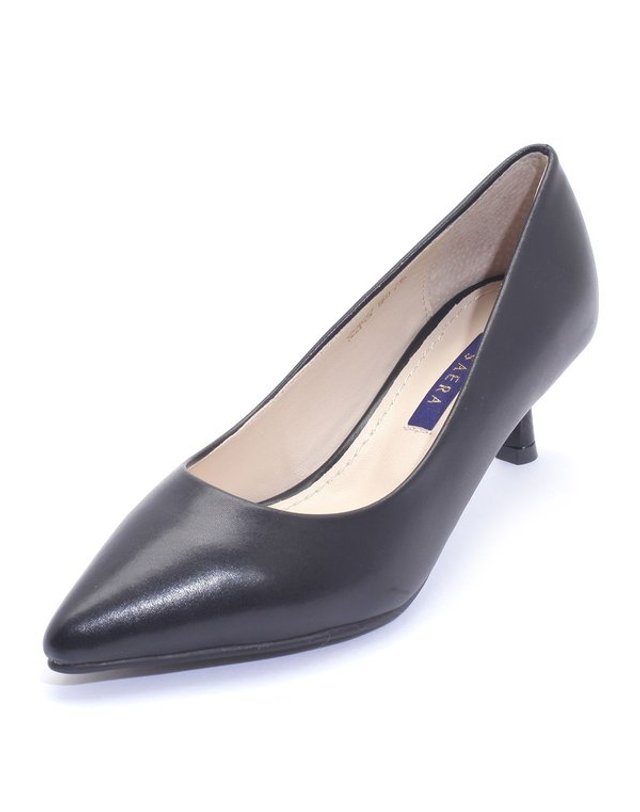 세라 [갤러리아] SAERA 세라 여성 소가죽 포인티드 토 펌프스 S22P457 3컬러 5CM 착용컷