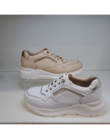 [갤러리아] 에스콰이아 여성 경량 키높이 밴드끈 스니커즈 EQCSHZ585WH-586BE