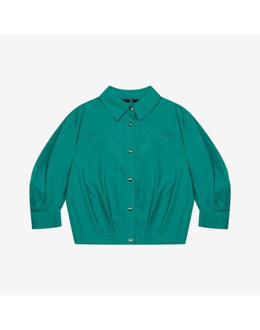 [갤러리아] [SI]벌룬 핀턱 셔츠 블라우스(SHL2242HBB)