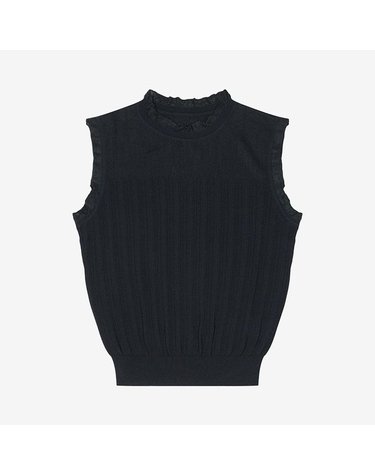 [갤러리아] [SI]물결 숄더 앤 하프넥 골지 니트(SHM2593DUU)