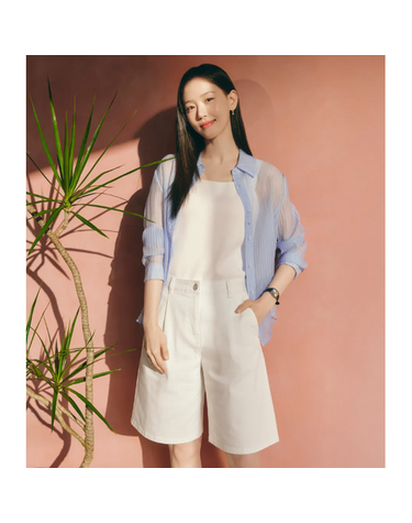 씨 [갤러리아] [SI][26S/S] 브러시드 워싱 데님 버뮤다 팬츠 (SCPKF22740)