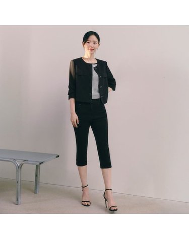 씨 [갤러리아] [SI]카프리 밴딩 트렌드 팬츠(SHM1171FPP)