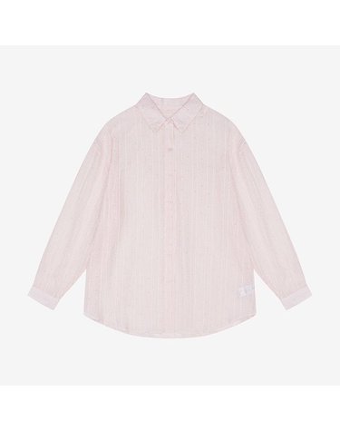 [갤러리아] [SI]핫픽스 시스루 스트라이프 셔츠 블라우스(SHM2740FBB)