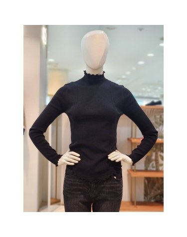 [갤러리아] [SI][25F/W] 물결 파이핑 탑 (SLUCX2967)