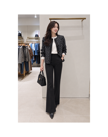 [갤러리아] [SI]스크래치 다이아 노카라 자켓(SHP2015IJJ)