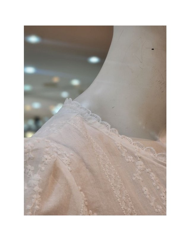 씨 [갤러리아] [SI][26S/S] 페플럼 레이스 블라우스 (SCBAF24730) 착용컷