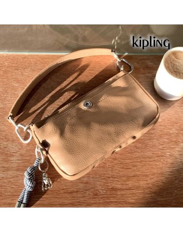 [갤러리아] 키플링 숄더백 심플한 비건레더 데일리백 마샤 소프트아몬드PB KMCBT26 STAP