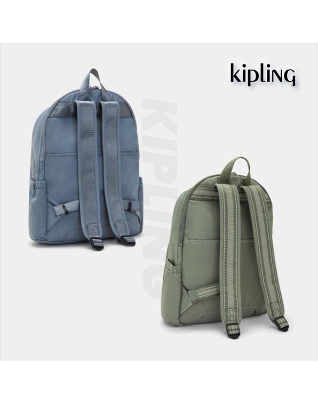 키플링 [갤러리아] 키플링 백팩 17L 데일리백팩 노트북백 델리아M 2종 KNABA10 BBST DKSW 착용컷