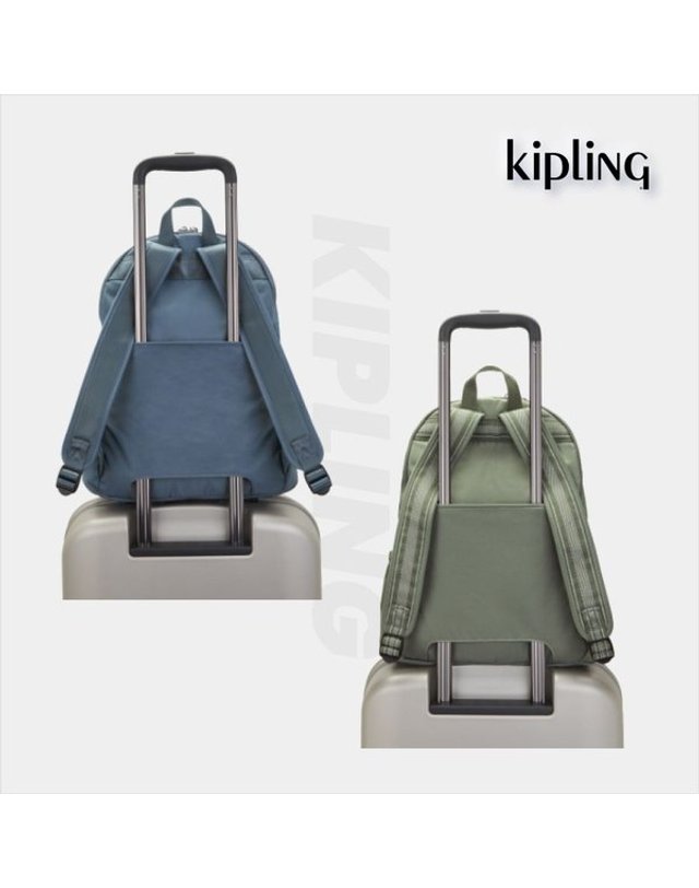 키플링 [갤러리아] 키플링 백팩 17L 데일리백팩 노트북백 델리아M 2종 KNABA10 BBST DKSW 착용컷