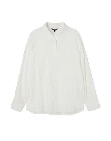 [갤러리아] LAP 시스루 면 박시셔츠 AS2WB561