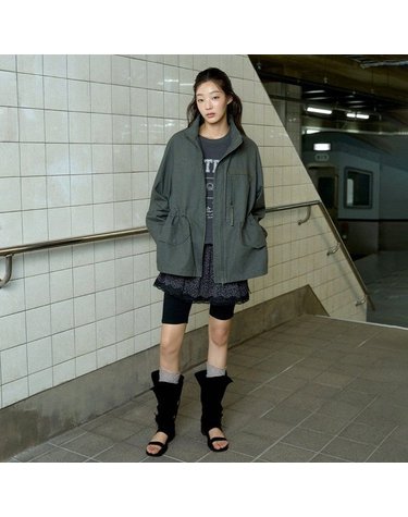 [갤러리아] [26가을] 하이넥 포켓 코튼 하프야상 (AS3WZ960)