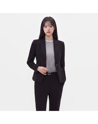 [갤러리아] [26가을] 베이직 슬림핏 원버튼 자켓 (AS7WJ864)