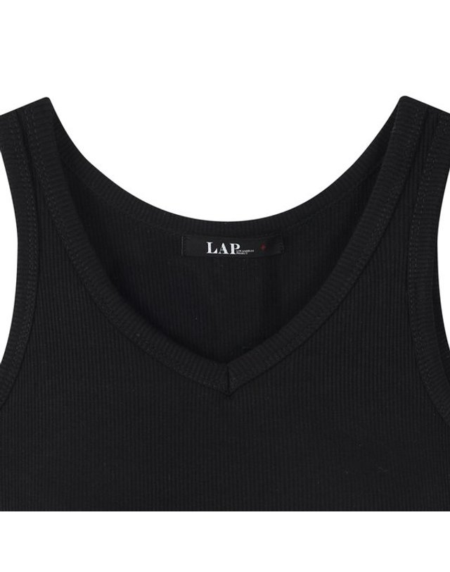 랩 [갤러리아] LAP 브이넥 골지 캡나시 AS7CT141 착용컷