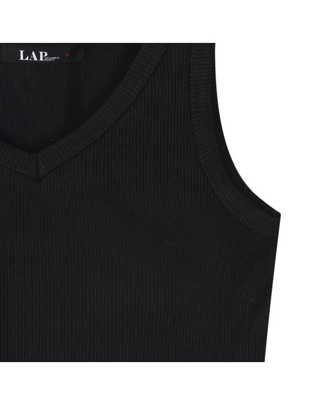 랩 [갤러리아] LAP 브이넥 골지 캡나시 AS7CT141 착용컷