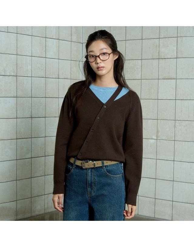 랩 [갤러리아] [26가을] 리얼 스웨이드 스퀘어 벨트 (AS7AQ802) 착용컷