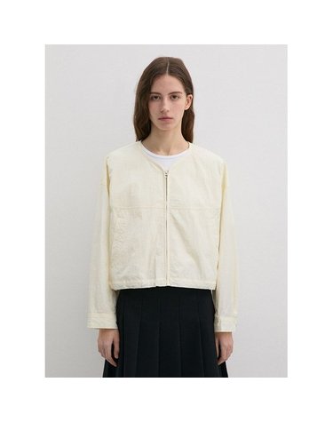 [갤러리아] [25여름] 노카라 크롭 점퍼