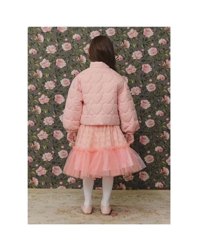 매직에디션 [갤러리아] 매직에디션 팔라이스로얄 하트퀼팅자켓스커트세트(RP54-JP201/RP53-SK202) 착용컷