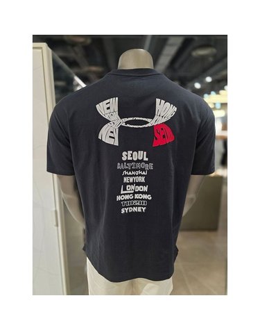[갤러리아] [언더아머](6015437-001) 남여공용 반팔 APAC 서울 월드투어 그래픽 티셔츠