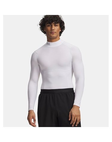 [갤러리아] 언더아머 6015385-100 남성 HeatGear 엘리트 컴프레션 모크 긴팔티셔츠