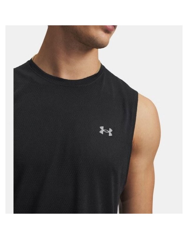 언더아머 [갤러리아] [언더아머] (6010888) UA 벨로시티 남성 헬스 운동 러닝 나시 탱크 착용컷