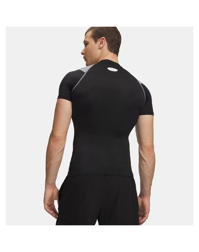 언더아머 [갤러리아] [언더아머](6015382-008) 남성 기능성 반팔 UA 히트기어 엘리트 컴프레션 반팔 착용컷