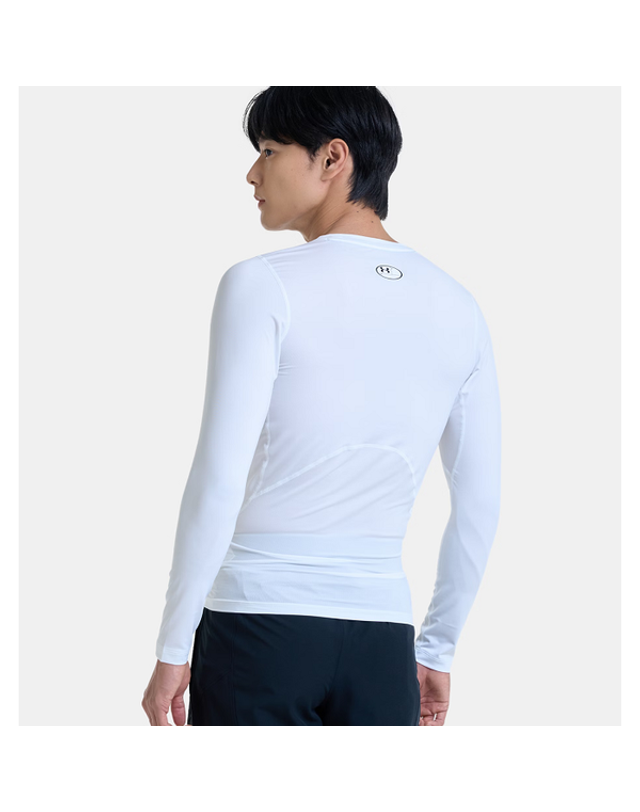 언더아머 [갤러리아] [언더아머] 남성 HeatGear 컴프레션 기능성 긴팔 1361524-100 착용컷