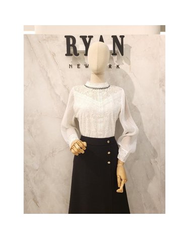 [갤러리아] [22S/S]시스루소매블라우스 RQAWBL050
