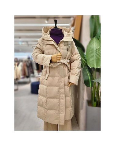 [갤러리아] F/W 후드 퀼팅롱패딩점퍼 RRAPCT010