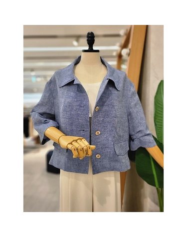 [갤러리아] S/S 칼라넥린넨7부소매자켓 RRGWJK010