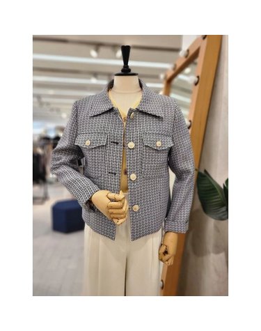 [갤러리아] S/S 칼라넥커러믹스트위드버튼재킷 RRCWJK04B