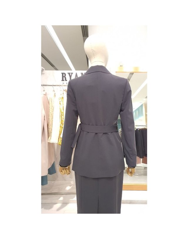 리안뉴욕 [갤러리아] F/W 벨티드셋업재켓ROIWJK01A 착용컷