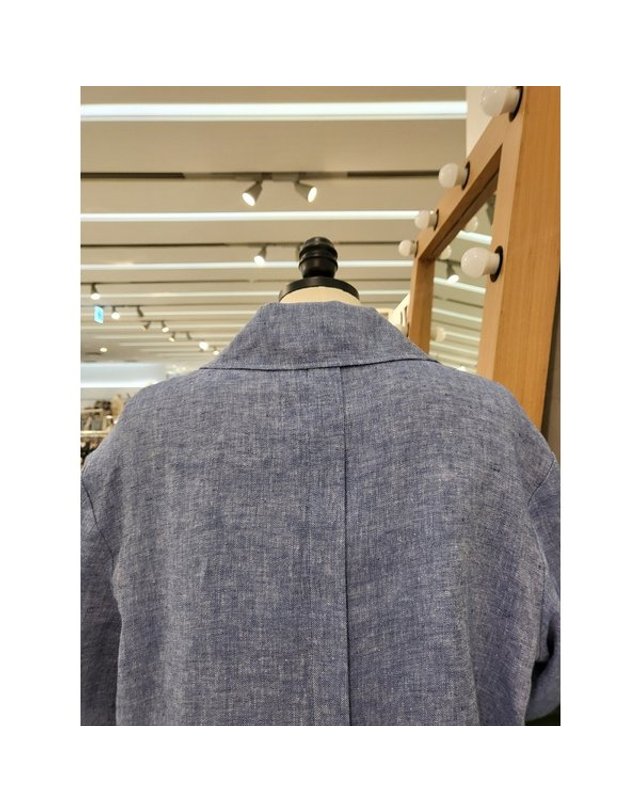 리안뉴욕 [갤러리아] S/S 칼라넥린넨7부소매자켓 RRGWJK010 착용컷