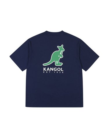 [갤러리아] [캉골] 컬러드 프린트 심볼 티셔츠 2738 다크블루