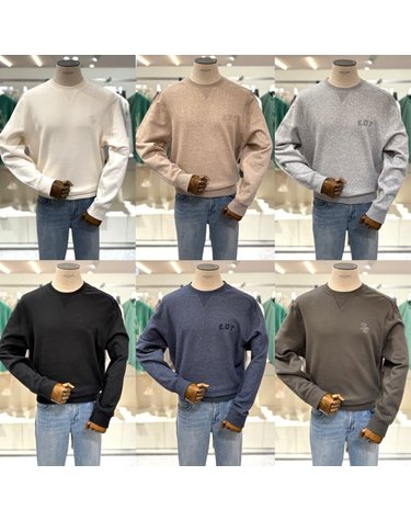 [갤러리아] 에디션 25F/W 남성 겨울 에센셜 기모 맨투맨 NEG5TR1101 6종