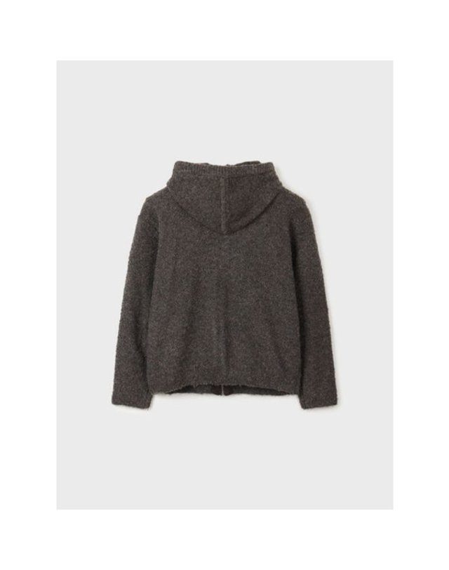 에디션 [갤러리아] 에디션 26F/W 남성 겨울 울블렌드 헤어리 부클 후드집업 NEG4EH1625 1종 착용컷