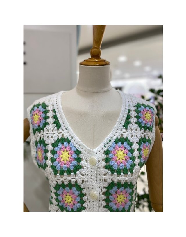 레코브 [갤러리아] [레코브]크로쉐오픈 뷔스티에(LC31F6KV505X) 착용컷