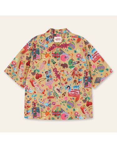 [갤러리아] (26S/S)오일릴리 빙가케이 반팔 블라우스(OWISABL019-020)