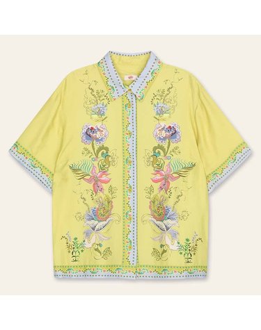 [갤러리아] (26S/S)오일릴리 빙가스 케이 반팔 블라우스(OWISABL018-040)