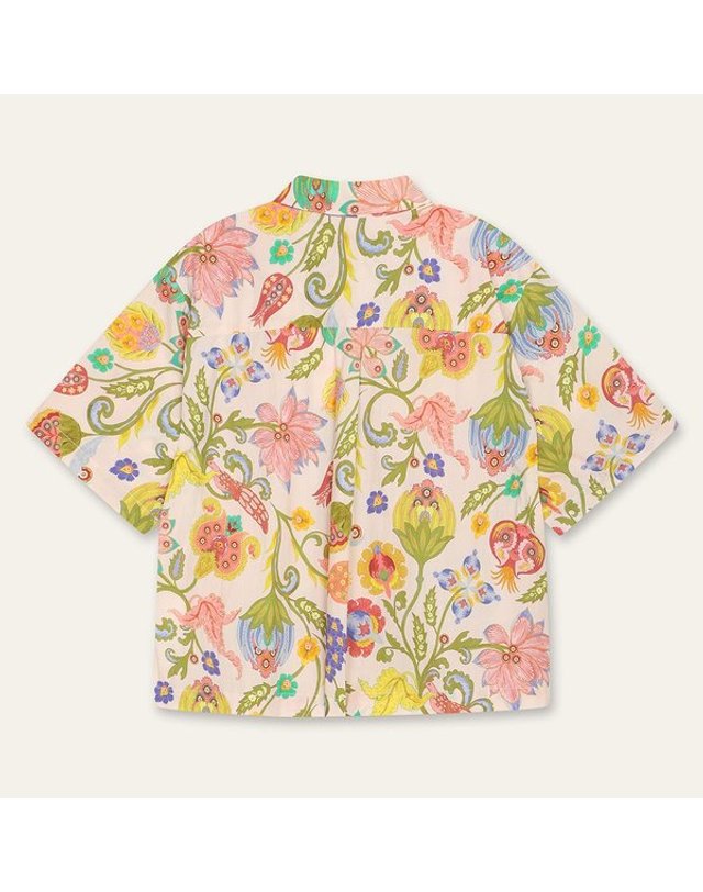오일리 [갤러리아] (26S/S)오일릴리 빙가케이 반팔 블라우스(OWISABL017-011) 착용컷