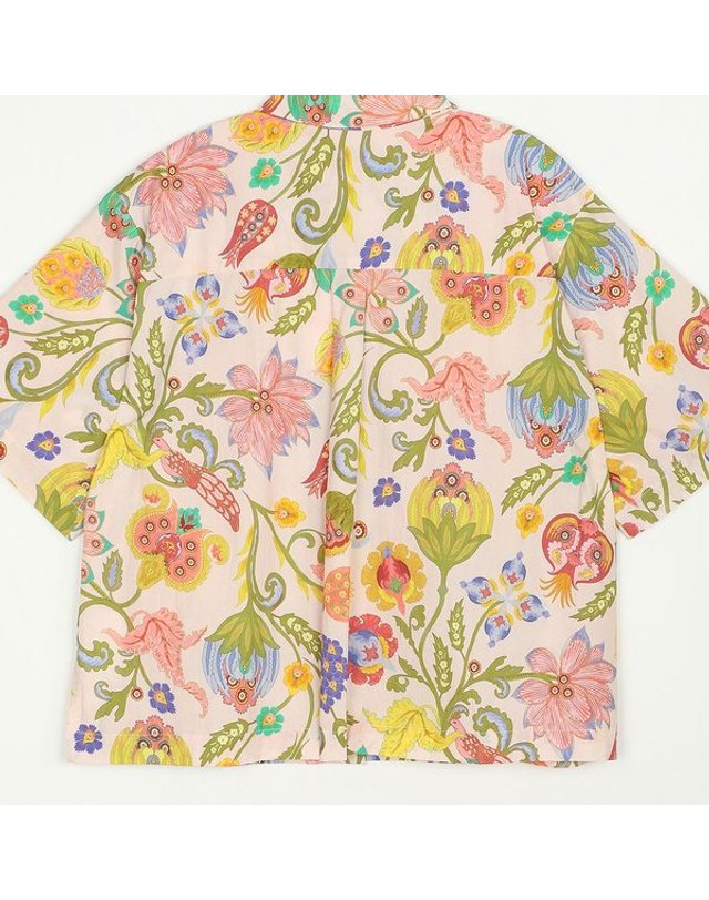 오일리 [갤러리아] (26S/S)오일릴리 빙가케이 반팔 블라우스(OWISABL017-011) 착용컷